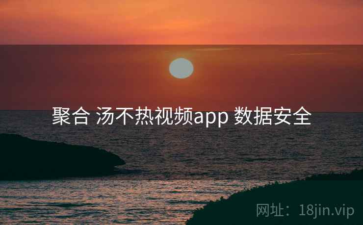 聚合 汤不热视频app 数据安全