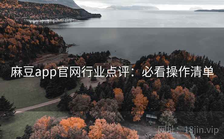 麻豆app官网行业点评：必看操作清单