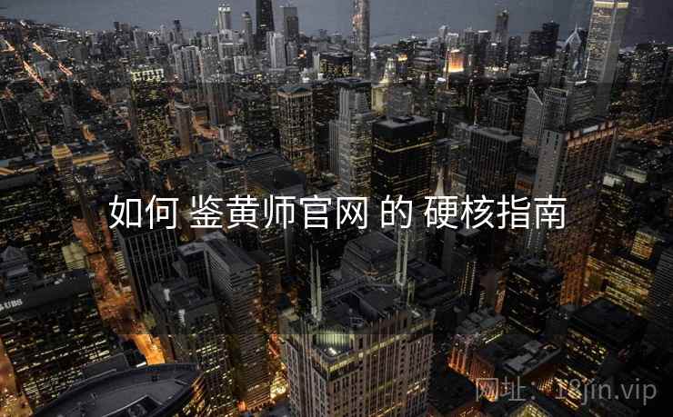 如何 鉴黄师官网 的 硬核指南