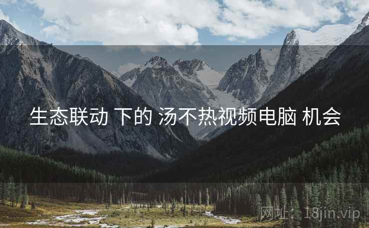 生态联动 下的 汤不热视频电脑 机会
