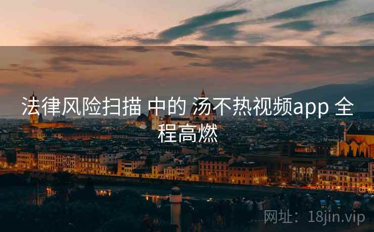 法律风险扫描 中的 汤不热视频app 全程高燃