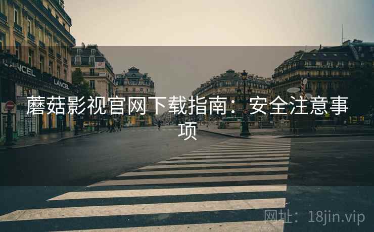 蘑菇影视官网下载指南：安全注意事项