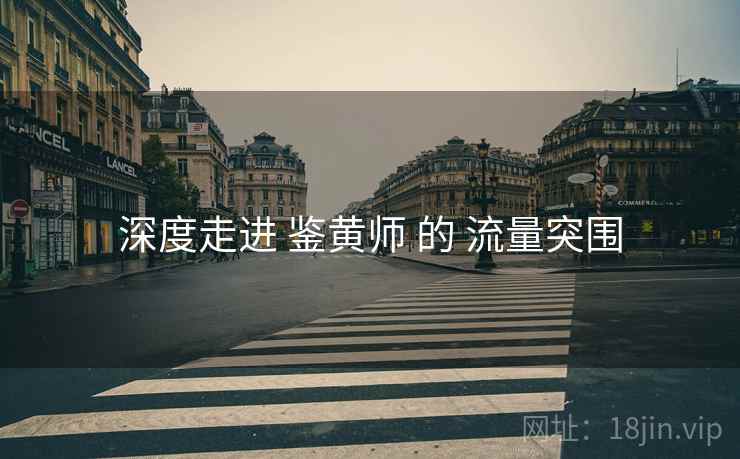 深度走进 鉴黄师 的 流量突围