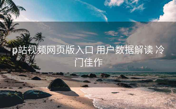 p站视频网页版入口 用户数据解读 冷门佳作
